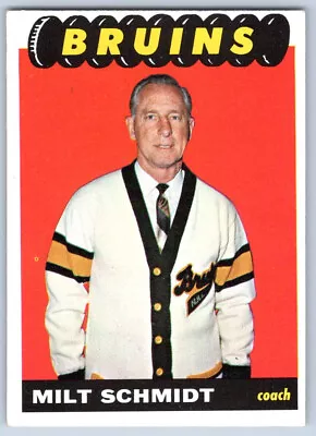 1965-66 Topps Milt Schmidt #96 EX-MT Vintage Hockey Card • $18.17