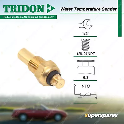 Tridon Water Temperature Gauge Sender For Chrysler Valiant All V8 • $34.73