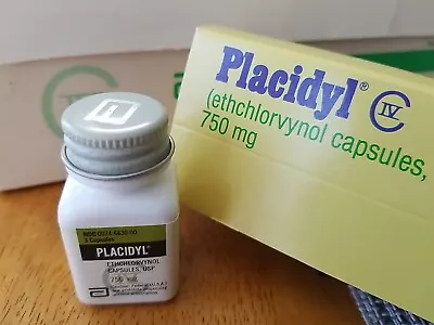 1980 Vintage Abbott Labs PLACIDYL Physician Sample Bottle EMPTY 1 BOTTLE ONLY • $24