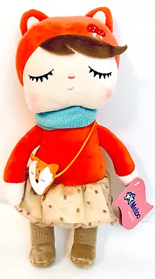 1 Ct MeToo Angela Fox In Adorable Outfit 13  Girl Plush Doll Age 0 Months & Up • $47.84