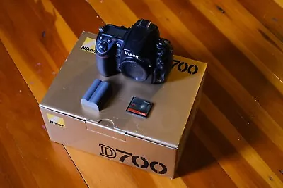 Nikon D700 Full-Frame DSLR (with Box Battery Charger & CF Card) • $500
