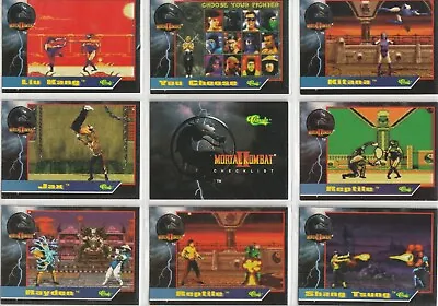 Classic 1994 Mortal Kombat II Common Cards - You Choose • $3.50