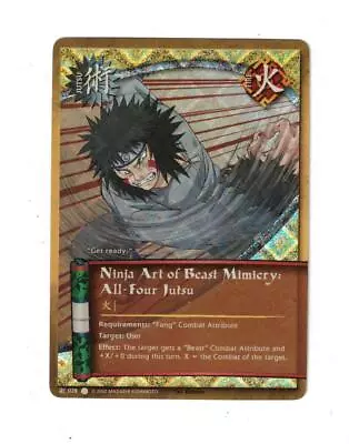 Naruto Ccg Ninja Art Of Beast Mimicry 2002 1st Edition Foil 028 Diamond Prism • $11.99