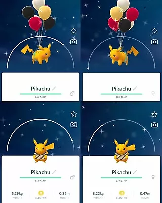 Pokémon Go ✨ Indonesia Journey Pikachu ✨ Red/Black Balloon & Batik Shirt ✨ Rare • $1.99