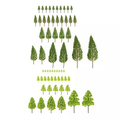 62x Model Trees Mini Landscape Tree Miniature Trees Model For Railway Fairy • $13.46