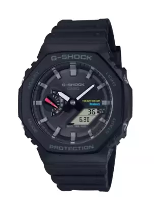 Casio G-Shock Analog-Digital Tough Solar Carbon Core Black Watch GAB2100-1A • $46