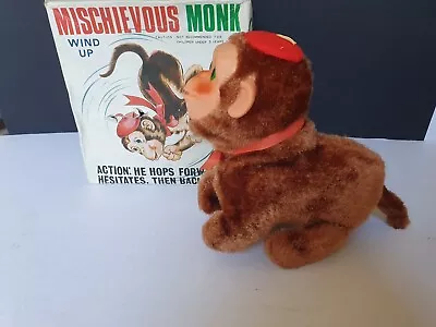 £89.99 • Buy Rare Nomura Mischievous Monk Wind Up Back Flipping Monkey T.n. Japan Boxed 1960'
