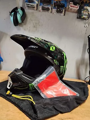 NEVER WORN One Industries Gamma Monster Energy Black Motocross Helmet - Large  • $250