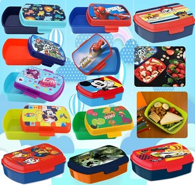 Plastic Kids Lunch Box School Traveling Food Container Leakproof Sandwich Box • £7.99