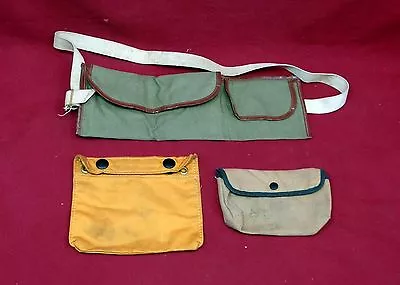 3 Vintage Fly Fishing Wallets Fabric Constructed • $24.95