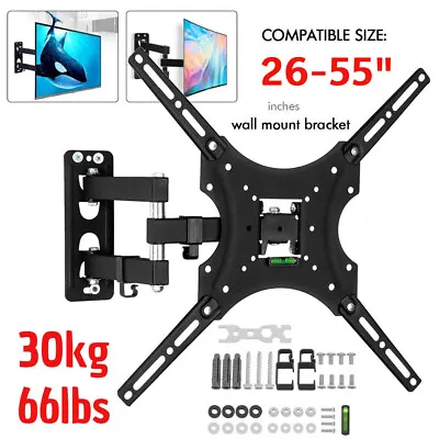 Swivel TV Wall Mount Bracket For 26 32 40 42 50 52 55 Inch 3D LCD LED Plasma UK • £8.99