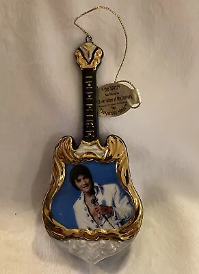 THE SPIRIT ELVIS PRESLEY MUSICAL GUITAR ORNAMENT Entertainer Of The Century #3 • $14.95