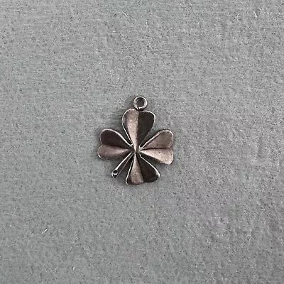 4 Leaf Clover Sterling Silver Charm (Vintage/Antique) • $14