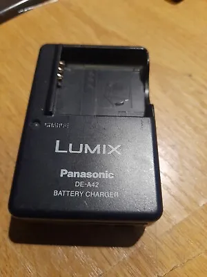 Used Original Genuine Panasonic Lumix DE-A42A Battery Charger Adaptor Fastukpost • £7