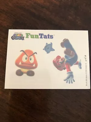 Super Mario Galaxy Trading Card - Fun Tats # 4 • $10