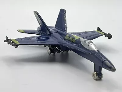 Blue Angels US Navy Diecast Plane 4  Toy Fighter  F-18 Hornet Jet Airplane • $11.78