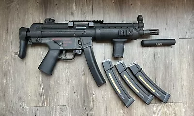 Airsoft VFC MP5 With Upgrades And 4 Mags • $255