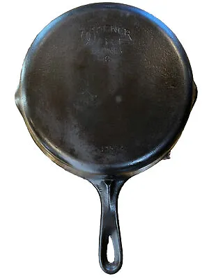 Vintage Wagner Ware Sidney O #6 Cast Iron Skillet  1056K Double Spout 9  • $29.99