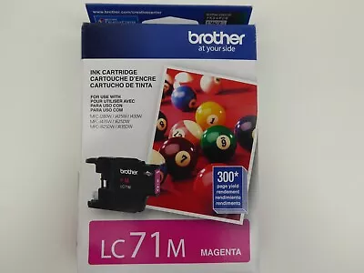 Brother LC71M Magenta Ink Cartridge  Expired 01/2019 • $5.06