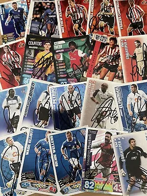 Match Attax Shoot Out And Other Signed Cards.11 • £2.49