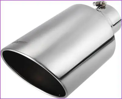 Upower 4 Inch Inlet 8 Inch Outlet Exhaust Tip Stainless Steel 4  To 8  Tail Pipe • $53.99