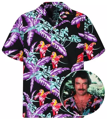 Magnum PI PRINTED Hawaiian Shirt Thomas Magnum Summer Aloha Shirt S-5XL • $9.99