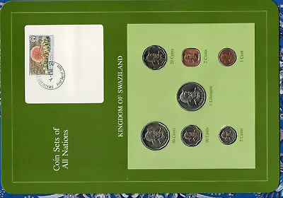 $13.73 • Buy Coin Sets Of All Nations Swaziland W/card 1974-1982 UNC 1 Cents 1974 10 Cts 1975