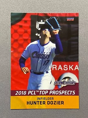 Hunter Dozier 2018 PCL Top Prospects #17 Omaha Storm Chasers • $1.30