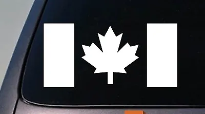 CANADIAN MAPLE LEAF FLAG Country Truck Car Window Laptop Vinyl Decal 6  Sticker • $4.24