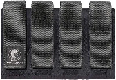Quad /4  Magazine Pouch  Holder - 9MM / 40 S&W / 45 ACP Double Stacked Magazines • $14.99