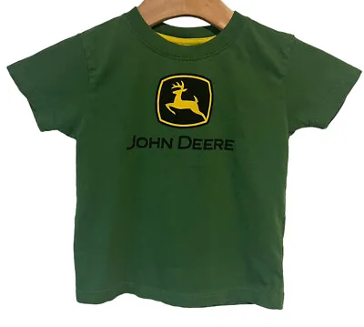 £12.58 • Buy John Deere Short Sleeve T Shirt Kids Toddler Youth 2T Farm Tractor Green