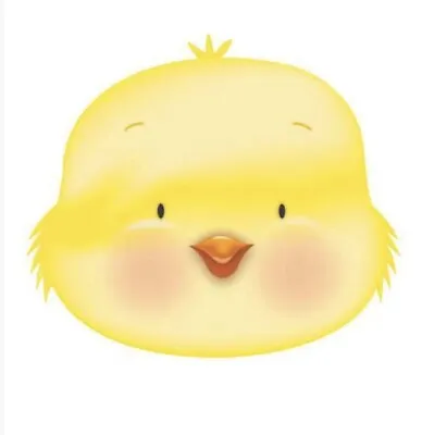 22” Happy Easter Chick  Head  Foil Balloon Easter Party Decorations • £3.99