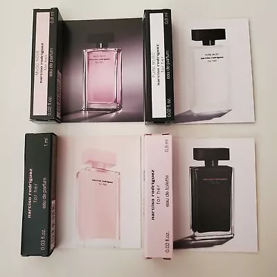 Narciso Rodriguez Perfume Collection (4pc) Mini Spray Vials New! Great Gift! • $18.99