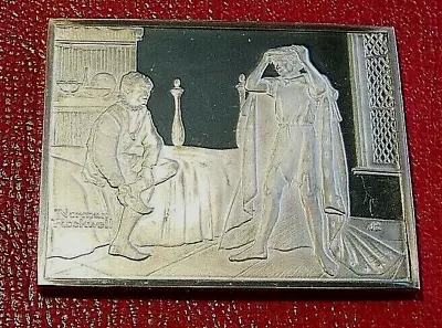 NORMAN ROCKWELL'S  Prince & The Pauper  By Mark Twain 1.5 Troy Oz.925 Silver  • $62.88