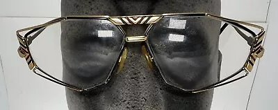 Vintage Cazal Eyeglasses 80s Model 956 Color 342 Gold White 61 11 130 • $120