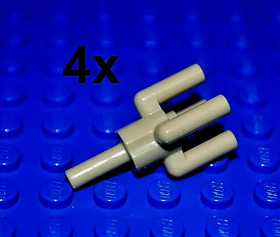 Lego Parts - 4x Tan Plant Tree Palm Top/assembly Connector/beige/sand 2566 • $3.69