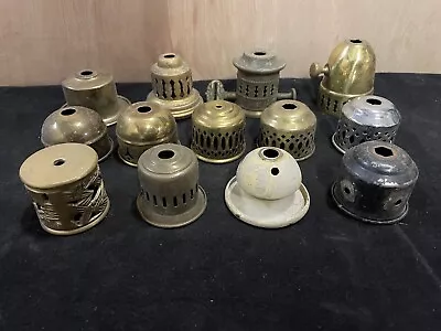 Lot (13) Assorted Vintage Chandelier Lamp Light Shades Parts Restore Art Crafts • $24.95