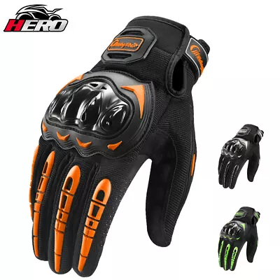 Motorcycle Gloves For Men Women Full Finger Touchscreen Motorbike Riding Gloves • $12.99