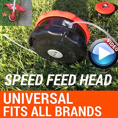 UNIVERSAL SPEED FEED LINE TRIMMER HEAD SUIT Husqvarna Kawasaki Echo Stihl Victa • $32.99