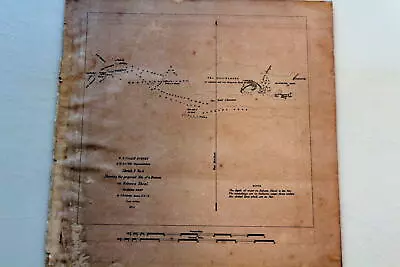 1851 Rare U.s. Coast Survey Map Of Rebecca Shoal Florida-a.d. Bache • $10