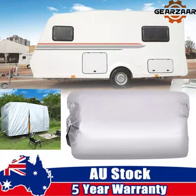 GEARZAAR 22-24ft Caravan Cover Campervan 4 Layer Heavy Duty UV Carry Bag *% • $130.49