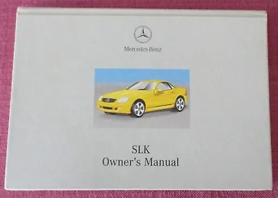 (2000 Print) Mercedes-benz Slk (2000 - 2004) Handbook - Owners Manual. • $40.41