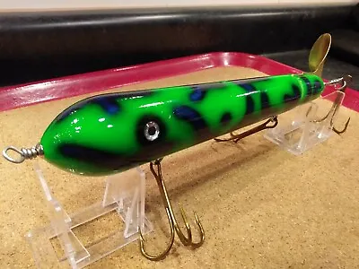 SENNETT 9  PACEMAKER  GREEN GILA MONSTER  Musky Muskie Fishing Lure Crankbait • $80