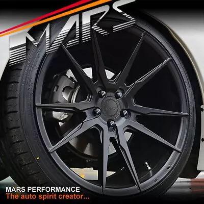 MARS MP-RH Black 19 Inch Concave Stag Wheels Rim 5x120 Holden VT VX VY VZ VE VF • $1699.99