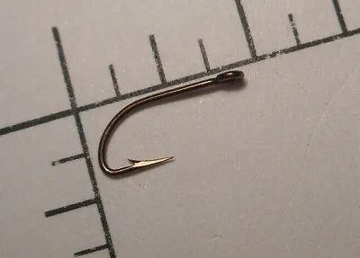 VINTAGE MUSTAD & SON #12 Fly Tying Hooks Limerick RINGED BRONZED EX STRONG 4707 • $12.99