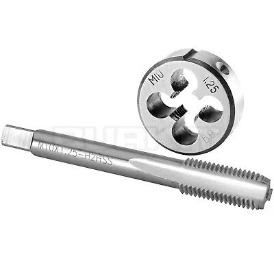 M10 X 1.25 Tap And Die Set Right Hand M10X1.25 Machine Tap And Round Die • $11.49