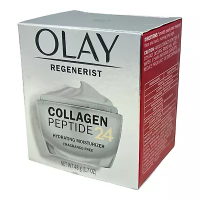 Olay Regenerist Collagen Peptide 24 Hydrating Moisturizer Fragrance-Free 1.7oz. • $18.95