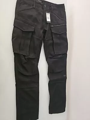 G-star Raw Black Denim Tapered Style Jeans (Size 30/32) • $112