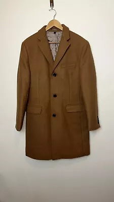 J.Crew Factory Men's Thompson Wool Blend Top Coat Preppy Casual Size 38 H1012 • $150