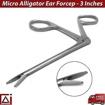 Micro Crocodile Alligator Forceps Ear Speculum Medical Surgical Tools 3 Inches • £4.99